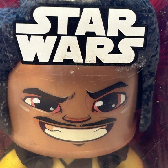 Hasbro Mighty Muggs Star Wars LANDO CALRISSIAN Mad Face Figure #11 Disney NEW - Picture 10 of 13